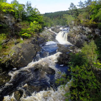 Waterfall (Rogie Falls, Scottish Highlands)